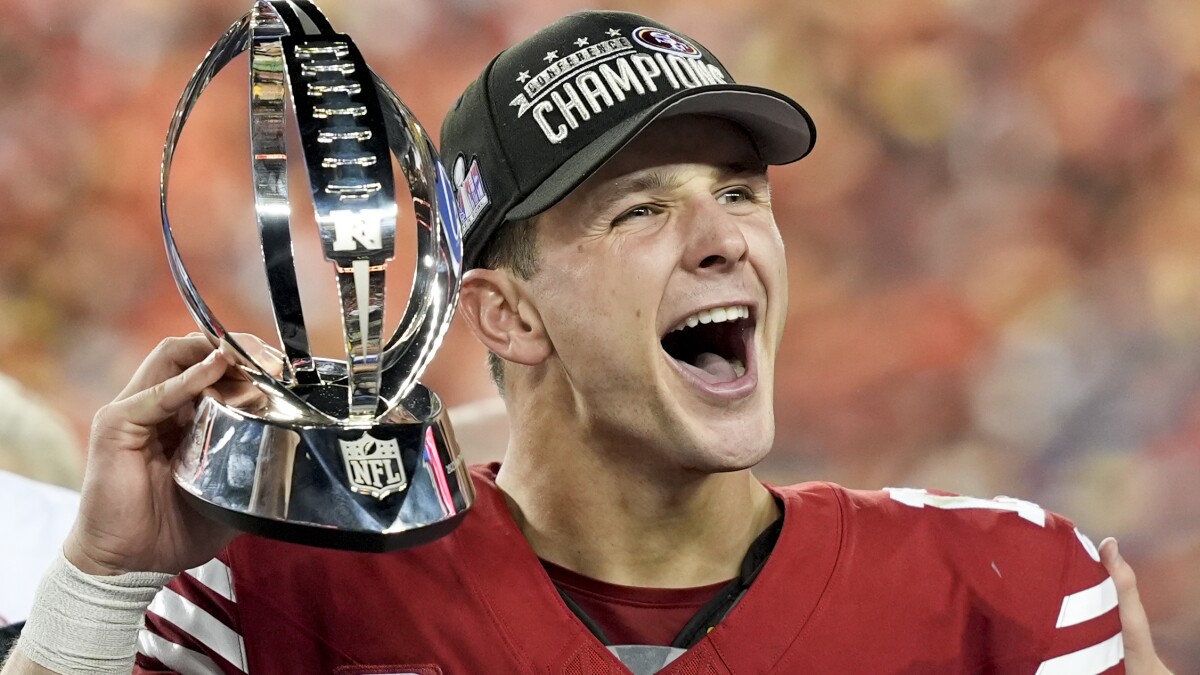 NFL playoffs 49ers beat Lions 34 31 to advance to Super Bowl AP
